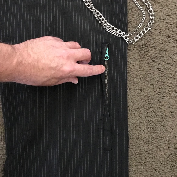 Men’s Subscript Wide Leg Casual Pant. - Picture 4 of 8